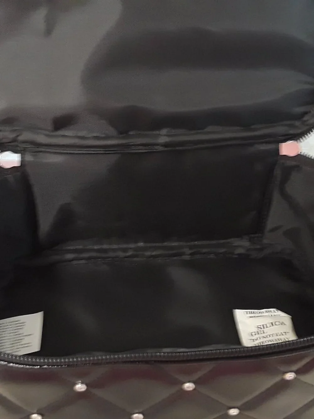 Train Case Makeup Bag - Claire's NWT Black Rhinestone Vanity Travel Case Sparkle